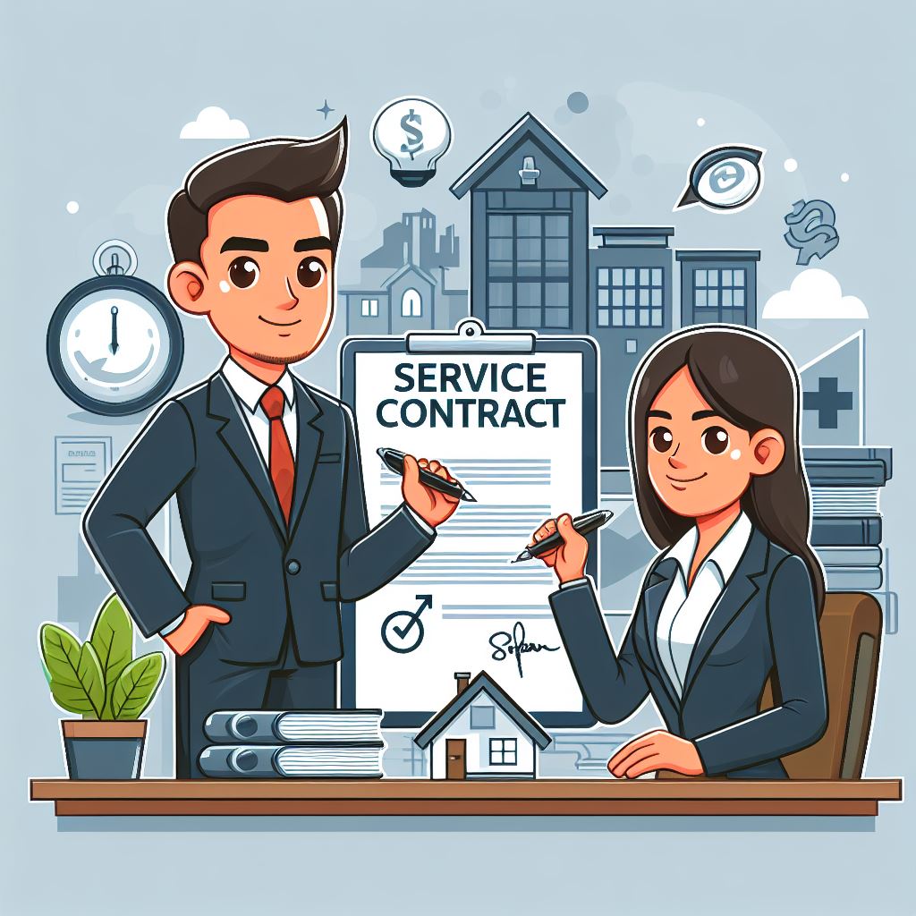 ¿Qué es un Contrato de Prestación de Servicios en Bienes Raíces? Aquí una imagen ilustrativa de este concepto